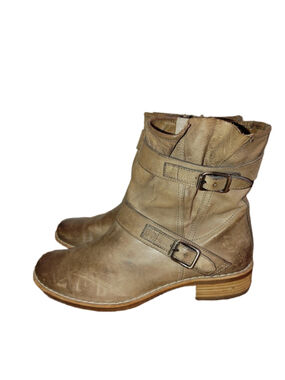 Paul Green Wyatt Leather Boots Size 38